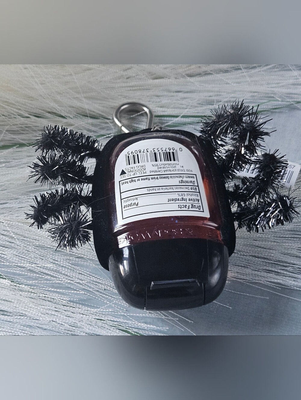 Bath & Body Works nwt Halloween 2021 black Spider PocketBac Holder, designed to - Picture 6 of 6